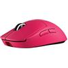 Logitech G PRO X SUPERLIGHT 2c LIGHTSPEED mouse gaming wireless, Versione Est Europa, aggiornamento 8K, leggero, 60g, HERO 2, 888 IPS, 44K DPI, 5 pulsanti programmabili, USB-C, PC e Mac - Rosa