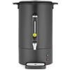 HENDI Percolatore per caffè 14L, caffettiera a parete singola, filtro integrato, macchina per caffè a percolazione, 230V, 50/60Hz, 1750W, 357x380x(H) 502mm, nero opaco, Inox, PP