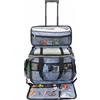 Luxja Borsa Trolley per Macchina da Cucire, Borsa Macchina Cucire, Custodia Macc