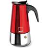 IBILI - Macchina per caff espresso Moca Rosso, 10 tazze, 460 ml, Acc s8H2