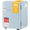TZS First Austria Mini Frigorifero Retrò 40L silenzioso Piccolo Minifrigo design vintage con luce