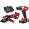 Einhell Te-Tk 18 Li Trapano & Smerigliatrice Kit 18V 1 X 1.5Ah & 3.0Ah LI-ION
