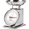 Girmi PS90 Bilancia Meccanica da Cucina Ciotola 1 Lt Corpo Inox 20gr/5Kg Funzione Tara
