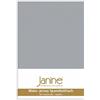 Janine - 5007, lenzuolo con angoli, tricot 180/200 cm - 200/200 cm Platino (f2s)