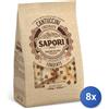 Sapori toscani 8x Multipack Sapori Toscani Biscotti Cantucci Cioccolato Gr 250
