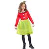 SMIFFYS Dr Seuss The Grinch Santa Girls Costume - S