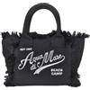 Aqua di Mare BORSA CON FRANGE E RICAMO PICCOLA 100% PL AQUA DI MARE