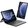 Custodia Con Tastiera per Samsung Galaxy Tab S10 Lite/S10 FE/S9 FE/S9, Tastiera