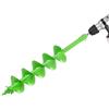 VEVOR Punta da Trapano a Coclea per Piantagione, Punta da Trapano a Spirale Ø150 x 800 mm, Compatibile con Trapani con Attacco da 20 mm, Accessori per Perforazione da Giardino Cortile
