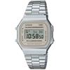 Casio Orologio VINTAGE Iconic Light beige e Silver A168WA 8AYES
