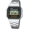 Casio Orologio VINTAGE Iconic Silver e Black A168WA 1YES