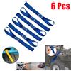 6Pcs Nylon Morbido Anello Cricchetto Bagaglio Cinturino Vincolo Giù Cinghie for