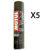 MOTUL Pulitore Sgrassatore Spray Catena Motul C1 Chain Clean Moto Quad 5 x 400 ml