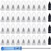Kit Riparazione Pneumatici Tubeless Chiodi Gomma Viti Aspirazione per Auto Camio