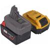 Rosfix Adattatore Batteria Dewalt Milwaukee - per Aspirapolvere Dyson V6 V7 V8