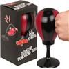 MIJOMA Borsa da boxe da scrivania 16 cm - Antistress Punching Ball con ventosa,