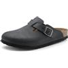Birkenstock Scarpe Birkenstock Boston Pelle oliata Taglia 38 Cod 0059463 Nero