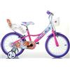 Dino Bikes BICI 16 WINX CLUB MAGIX PER BAMBINA 6, 7, 8, 9 ANNI DINO BIKES PRODOTTO ITALIANO