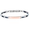 Maserati Bracciale Uomo Maserati Acciaio e Ceramic JM226ATZ80 NUOVO E ORIGINALE