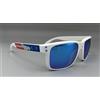 Oakley HOLBROOK 9102 WHITE AMERICANA SAPPHIRE IRIDIUM Occhiali da Sole Originali