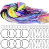 SaiXuan 200 Pezzi Kit Fili Scooby Doo 20 Colori Fili per Braccialetti in PVC