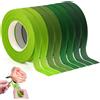 XRXYMQ 8 Rotoli Guttaperca Verde 216m Nastro per Fioristi Quattro verdi N