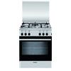 GLEM GAS A855GI CUCINA INOX 80X50 CM 5 FUOCHI FORNO A GAS