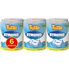 Tutto pannocarta Tutto Strong, 6 Rotoli di Carta Multiuso Extra Resistente, 250 Strappi per Rotol