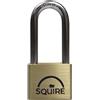 Squire LN5/2.5 Lion Ottone Lucchetto 5-Pin 50Mm - 65Mm Lunghezza Gancio HSQLN525