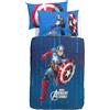 Caleffi Parure Copripiumino Caleffi Captain America singolo 1 piazza puro cotone 100%