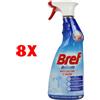 Bref 8 X Bref Brillante Bagno 750 Ml Spray Anticalcare Igiene