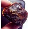 Gemma Sciolta Ambra Naturale Ruvida 63,80 Ct Marrone