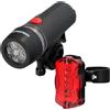 LINEA PROFESIONAL Kit Luci Led Anteriore E Posteriore per Bicicletta/Monopattino