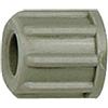 RIEGLER Dado zigrinato, M14 x 1,5, per tubo 6/8 mm, pressione di lavoro max. 10 bar (20 °C) / max. 1 bar (60 °C), PP