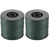 No 2X 500M Filo Da Pesca Intrecciato Super Strong Da 100Lb 0.5Mm Colore: Verde2012