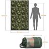 Termico Sacco a Pelo Convertible Emergenza Tenda Bivy Outdoor Hike Campeggio