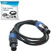 HQRP Cavo HQRP 6Ft Speakon A Speakon (M/M) Per Ampeg SVT-CL / SVTVR Classic Series