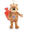 NICI Berni 63178 - Borsa dell'acqua calda a forma di Berni, mascotte del Bayern Monaco, grazioso e soffice peluche, tenero regalo per familiari e amici, 300 ml, 35 cm, marrone