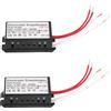 No 2X 110V Trasformatore Elettronico per Lampada Alogena 12V 60W Trasformatore7354