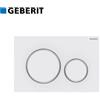 GEBERIT cmn Placca per cassette GEBERIT SIGMA 20 bianco - cromo - bianco 115.882.KJ.1
