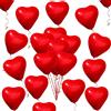 50 Pezzi Amore Palloncini Cuore Rosso Cuore Palloncini per Valentines Day Matrim