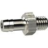 RIEGLER 135338-MSN239M302 - Bocchetta per tubo flessibile M3 A, per LW 2, MS vern., 1 pezzo