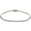 Nessuno Nuovissimo Bracciale Tennis Pt900 Diamanti 1,65 ct Spedizione Gratuita dal Gi...