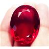 60.55 CT Rosso Topazio di Forma Ovale Certificato Loose Gemma Con Omaggio