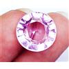 Taglio Rotondo Rosa Naturale Kunzite 10.20 KT Certificato Loose Gemma con Regalo