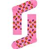 Happy Socks Donna Rosa Hamburger Cotone Pettinato Calzini Misura 5.5-9.5 Nwt