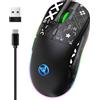 No T90 2.4G Mouse Meccanico Wireless Mouse da Gioco RGB Mouse Ergonomico 9831