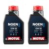 MOTUL 2 LITRI Olio Motore MOTUL NGEN HYBRID 0W20 Auto Benzina Elettriche IBRIDE