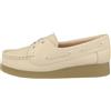 Clarks Wallabee EVO Sea Scarpe Donna in Pelle Cremes con Lacci