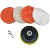 SODIAL Kit di 6 Spugne per Lucidatura Auto, Kit di Tamponi In Schiuma M10, Kit di 1849